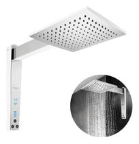 Chuveiro Ducha Acqua Century Digital 7500w Branco Cromado 220v Lorenzetti Chuveiro Ducha Acqua Century Digital 7500w Branco Cromado 220v Lorenzetti