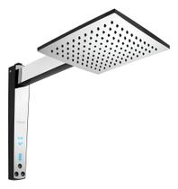 Chuveiro Ducha Acqua Century Digital 7500w Preto Cromado 220v Lorenzetti