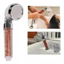 Chuveiro Ducha Alta Pressão Filtro Cloro Íon Negativo Spa