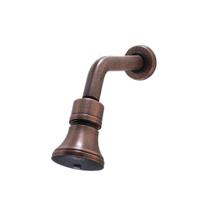 Chuveiro Ducha Articulado Industrial Rústico Gás Solar Rosé Cobre Velho Metal Luxo