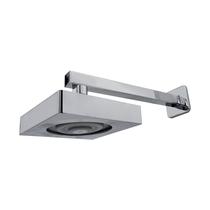 Chuveiro Ducha Auto Limpante Aquecimento Gás E Solar Quadrado Cromado Metal Luxo