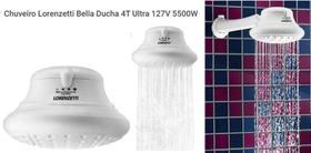 Chuveiro ducha bella ducha ultra 4t lorenzetti 127v 5500w