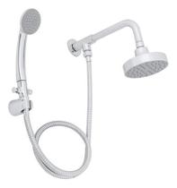 Chuveiro Ducha Cromada Com Chuveirinho Alto Fluxo - Premier