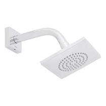 Chuveiro Ducha De Parede Quadrado Bellar Cromado Docol