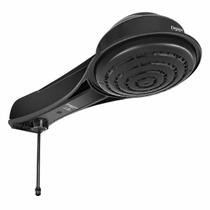 Chuveiro Ducha Elegance Eletrônica Black 5400W 127V Ducha Elétrica Fame