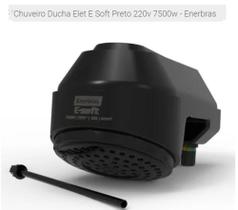 Chuveiro ducha elet e soft preto 220v 7500w - enerbras