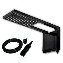 Chuveiro Ducha Elétrica Acqua Storm Ultra Lorenzetti Preto 7800W Duplo Jato Press Plus Design Ultrafino Quadrado Potente Banho Relaxante e Confortavel Chuveiro Ducha Elétrica Acqua Storm Ultra Lorenzetti Preto 7800W Duplo Jato Press Plus Design Ultrafino Quadrado Potente Banho Relaxante e Confortavel