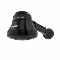 Chuveiro Ducha Elétrico Faminho C/ Braço Preto 4T Fame Black