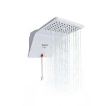 Chuveiro Ducha Eletrônica Ducali Branca 5500W Grande Espalhador Jato Obediente Zagonel 110V