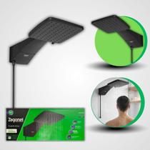 Chuveiro Ducha Eletrônica Quadratta Black 220v 7700w Zagonel Chuveiro Ducha Eletrônica Quadratta Black 220v 7700w Zagonel