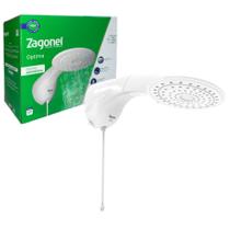 Chuveiro Ducha Eletrônica Zagonel Optima Branca 7.700W 220V Chuveiro Ducha Eletrônica Zagonel Optima Branca 7.700W 220V