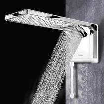 Chuveiro Ducha Eletrônico Lorenzetti Acqua Duo Branco Cromado Banheiro Versátil Chuveiro Ducha Eletrônico Lorenzetti Acqua Duo Branco Cromado Banheiro Versátil