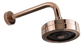 Chuveiro Ducha Externa Piscina Banheiro Rose Luxo Redondo Rose Brilhante