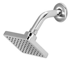 Chuveiro Ducha Fit Quadrada Articulado Aquecedor A Gás