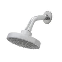 Chuveiro Ducha Fria Parede Rubi Soft Articulável Redondo Cromado Aquecimento à Gas Ou Solar