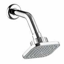 Chuveiro Ducha Fria Quadrada Cromada de Parede Flatt