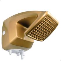 Chuveiro Ducha Futura Lorenzetti Eletrônico Dourado 220V Crie Construa
