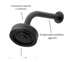 Chuveiro Ducha Gás E Solar Auto Limpante Articulável Cromado