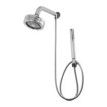 Chuveiro Ducha Gás Solar AutoLimpante com Chuveirinho Desviador Cromado Luxo Metal