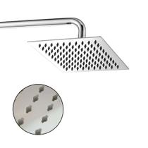 Chuveiro Ducha Inox 20x20 Cromado Slim Suporte Redondo Banheiro Area Externa Banho Piscina Chuveiro Ducha Inox 20x20 Cromado Slim Suporte Redondo Banheiro Area Externa Banho Piscina