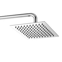 Chuveiro Ducha Inox Slim Cromado 20X20 Suporte Redondo Banheiro Piscina Area Externa Chuveiro Ducha Inox Slim Cromado 20X20 Suporte Redondo Banheiro Piscina Area Externa