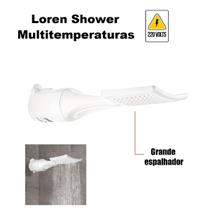 Chuveiro Ducha Loren Shower Multitemperaturas 220V 7500W Lorenzetti Branco