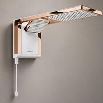Chuveiro Ducha Lorenzetti Acqua Duo Branco Rose Gold Moderno Chuveiro Ducha Lorenzetti Acqua Duo Branco Rose Gold Moderno