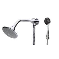 Chuveiro Ducha Luxo Articulada Autolimpante C/ Ducha Manual Aquecedor Solar E Gas