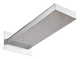 Chuveiro Ducha Luxo Retangular Inox Cromado 22x50cm.