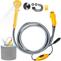 Chuveiro Ducha Portátil Camping, Chuveiro Portátil Camping Shower, Chuveiro Ducha Portátil 12V Elétrico Carro Camping Motor Home, Chuveiro Rlétrico Po