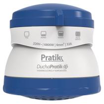 Chuveiro Ducha Pratik 4t+ 4 Temperaturas, 5500W, Branco/Azul Chuveiro Ducha Pratik 4t+ 4 Temperaturas, 5500W, Branco/Azul