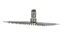 Chuveiro Ducha Quadrada Slim 20x20 Cm Inox 304 com Niple Cromado Suporte de Teto Chuveiro Ducha Quadrada Slim 20x20 Cm Inox 304 com Niple Cromado Suporte de Teto