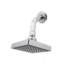 Chuveiro Ducha Quadrado Articulável ível Parede Solar Ou Gás Cromado Luxo