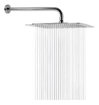 Chuveiro Ducha Solar Gás Fria Externa Piscina Quinta Slim Quadrado 20x20