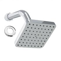 Chuveiro DuchaPrata Inox Quadrado e Redondo Articulado Banheiro Piscina Area Externa Chuveiro DuchaPrata Inox Quadrado e Redondo Articulado Banheiro Piscina Area Externa