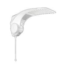 Chuveiro Duo Quadra Turbo Eletrônica 220 Volts 7500 Watts - 7511049 - LORENZETTI