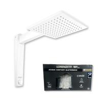 Chuveiro Elétrico Acqua Century Eletrônico Branco Lorenzetti Design Moderno Tipo Ducha Controle Eletronico Multitemperaturas Uso Residencial