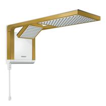 Chuveiro Elétrico Acqua Duo Ultra Ducha Multitemperaturas 7800w 220v Lorenzetti Acabamento Dourado