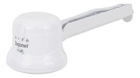 Chuveiro Eletrico Branco Com Cano Zagonel Ideal 220v 6800w