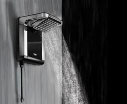 Chuveiro elétrico de parede Lorenzetti Acqua Ultra Star pt/cromado 6.8kW 220V Chuveiro elétrico de parede Lorenzetti Acqua Ultra Star pt/cromado 6.8kW 220V