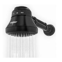 Chuveiro Elétrico Ducha Fame Preto Braço Cano 4t Chuveiro Elétrico Ducha Fame Preto Braço Cano 4t