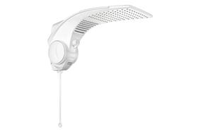 Chuveiro Elétrico Duo Shower Quadra Turbo Eletrônico 5500w 110v Branco