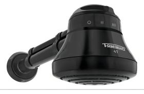 Chuveiro Elétrico Faminho 4T 6800W 220V com Braço - Preto