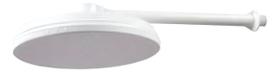Chuveiro Elétrico Fixo Branco 17cm Vale Max Valeplast