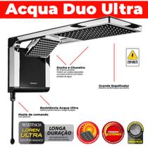 Chuveiro Eletrico Solar Acqua Duo Ultra Black C/ Cromado 220v 7800w