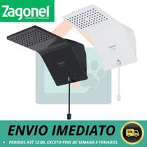 Chuveiro Eletrônica Ducali Zagonel 7500W 220V Preta ou Branca