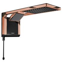 Chuveiro eletrônico 7800 watts preto rosê gold- Acqua Duo Ultra - Lorenzetti