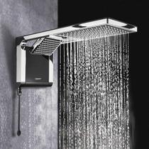 Chuveiro Eletrônico Lorenzetti Acqua Duo Multitemperatura 7800W 220V Black e Cromado