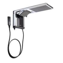 Chuveiro Eletrônico Lorenzetti Acqua Duo Ultra 220v 7800w Preto e Cromado - 7510104 Chuveiro Eletrônico Lorenzetti Acqua Duo Ultra 220v 7800w Preto e Cromado - 7510104