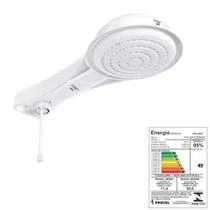 Chuveiro Fame Elegance Eletrônica branco 6800W 220V Chuveiro Fame Elegance Eletrônica branco 6800W 220V